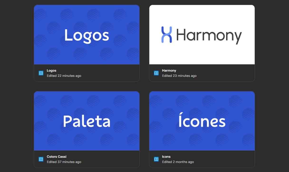 Harmony — current Figma organization